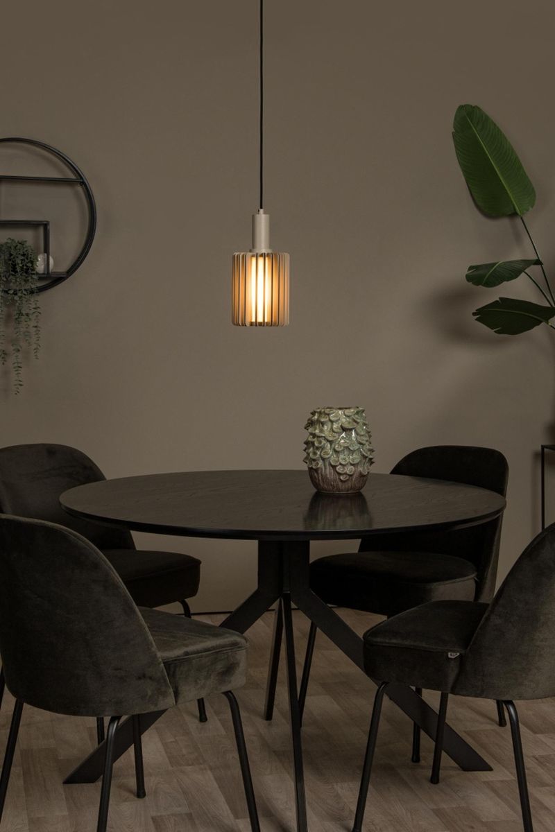 Lucide LAMBRES - Závesné svetlo - 1xE27 - Taupe